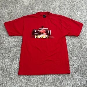 Scuderia Ferrari Shirt Mens Medium Red F1 Racing Formula 1 Graphic Tee - Size L